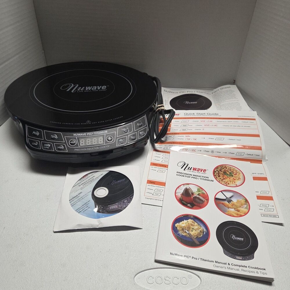Nuwave PIC Titanium Precision Induction Cooktop Model 30341 CR